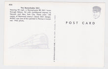 Load image into Gallery viewer, Pennsylvania Railroad Passenger Train GG1 Electric Locomotive Postcard - TulipStuff
