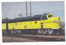 Load image into Gallery viewer, Chicago and Northwestern #400 EMD F7 Passenger Train Locomotive Postcard - TulipStuff
