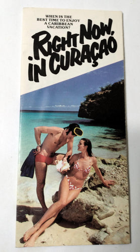 Right Now In Curacao Willemstad Caribbean 1980 Travel Brochure - TulipStuff