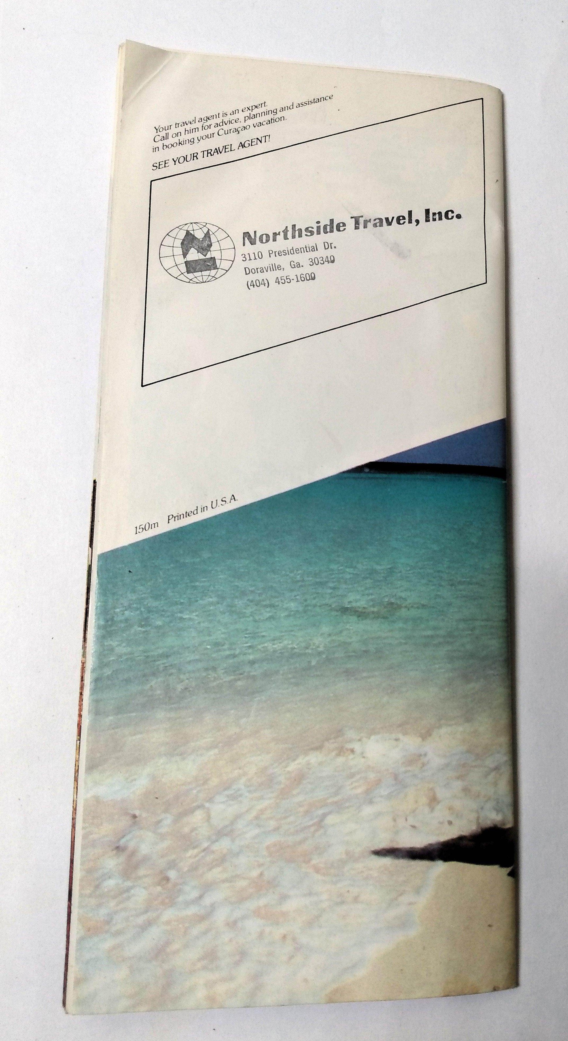Right Now In Curacao Willemstad Caribbean 1980 Travel Brochure - TulipStuff