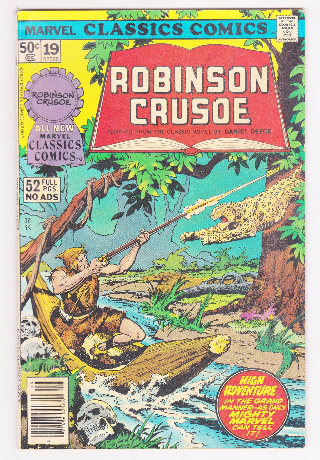 Marvel Classics Comics 19 Robinson Crusoe Daniel Defoe 1977 - TulipStuff