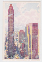Load image into Gallery viewer, Rockefeller Center RCA Building Afternoon New York City 1950&#39;s Postcard - TulipStuff
