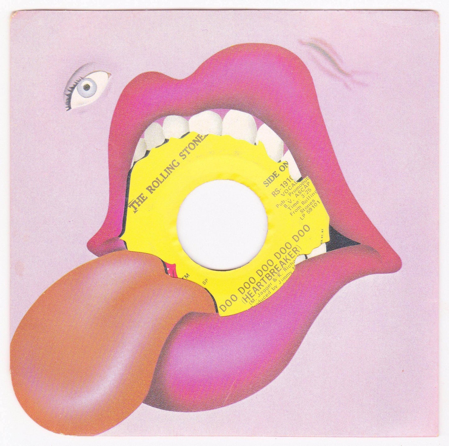 The Rolling Stones Doo Doo Doo Doo Doo Heartbreaker 7" Single 1973 - TulipStuff