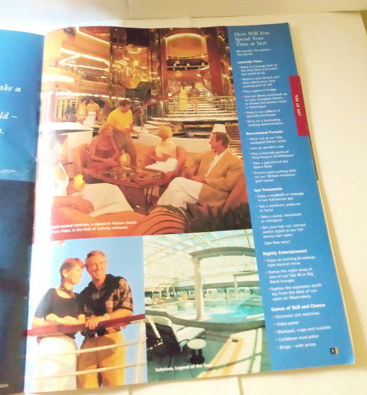Royal Caribbean Cruises Legend/Splendour Of The Seas 1999 Europe Brochure - TulipStuff