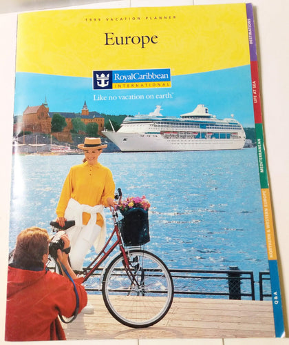 Royal Caribbean Cruises Legend/Splendour Of The Seas 1999 Europe Brochure - TulipStuff