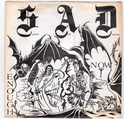 Search and Destroy Enough Now 7" EP German Hardcore Punk 1987 - TulipStuff