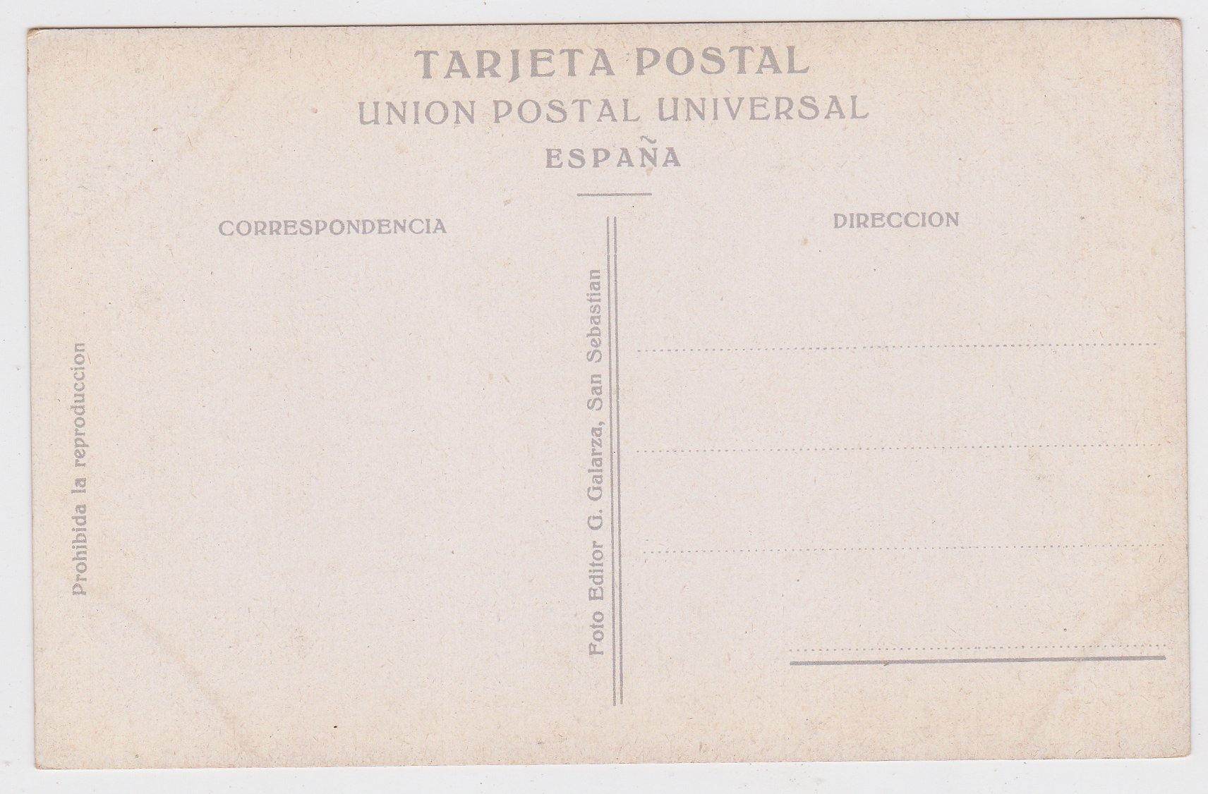 San Sebastian Paseo y Jardines de Alderdieder 1900's Spanish Postcard - TulipStuff