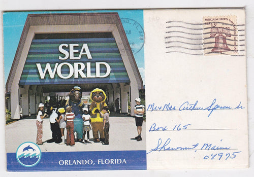 Sea World Orlando Florida 12 View Souvenir Postcard Folder 1974 - TulipStuff