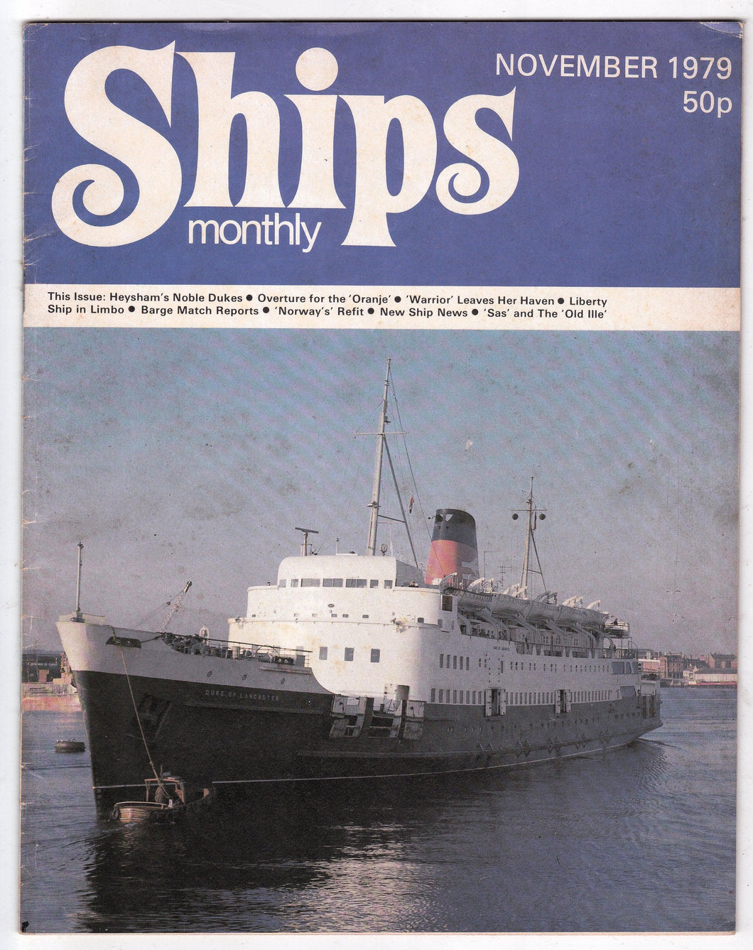 Ships Monthly Magazine November 1979 ss Norway Oranje Angelina Lauro - TulipStuff