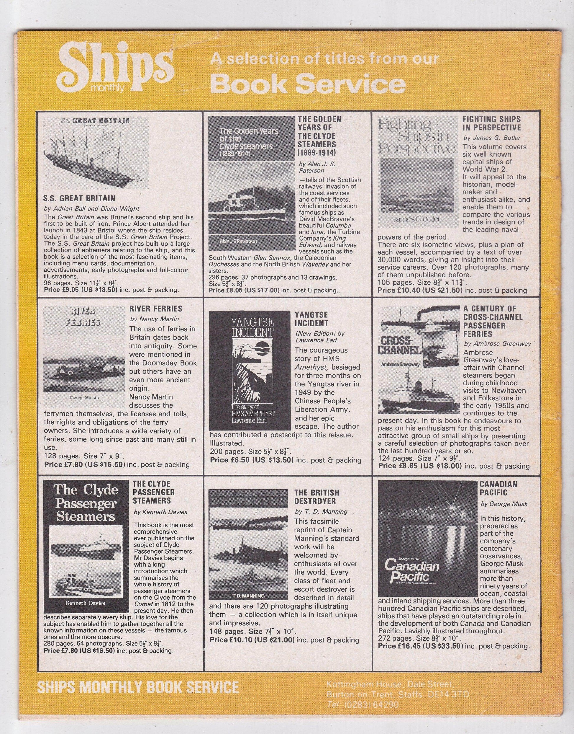 Ships Monthly Magazine 10/81 Canberra Stefan Batory Empress of Britain - TulipStuff