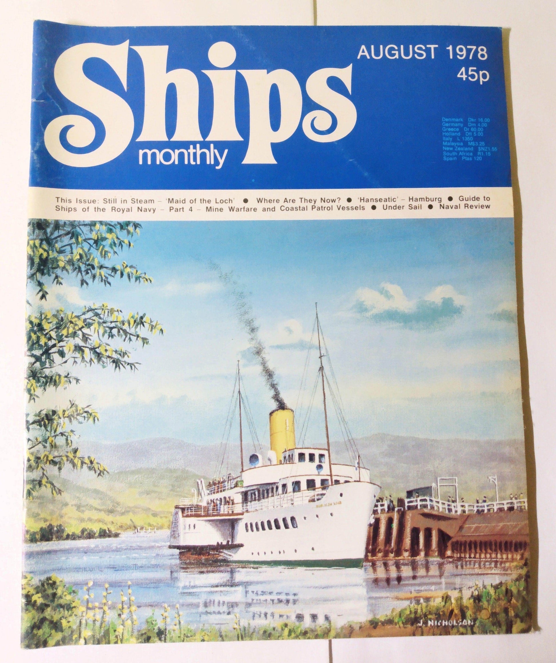 Ships Monthly Magazine October 1978 Hanseatic German Atlantic Line - TulipStuff