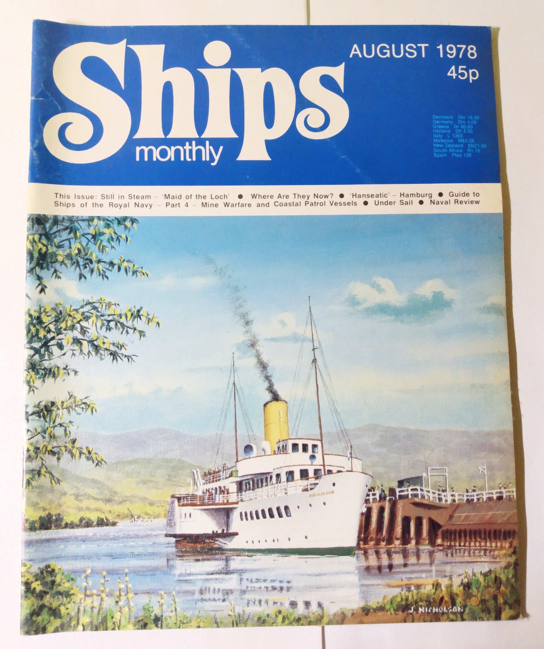Ships Monthly Magazine October 1978 Hanseatic German Atlantic Line - TulipStuff