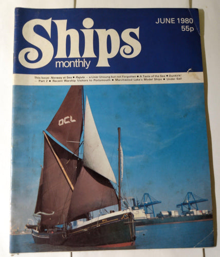 Ships Monthly Magazine June 1980 ss Norway Rajula Dunkirk UK Cruises - TulipStuff