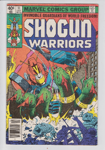 Shogun Warriors no. 11 Dec 1979 Marvel Comics - TulipStuff