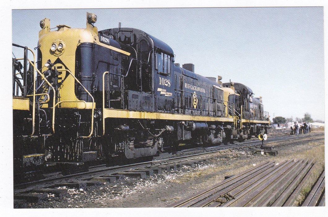 Erie Lackawanna Alco RS3 Diesel Locomotive Train Postcard - TulipStuff