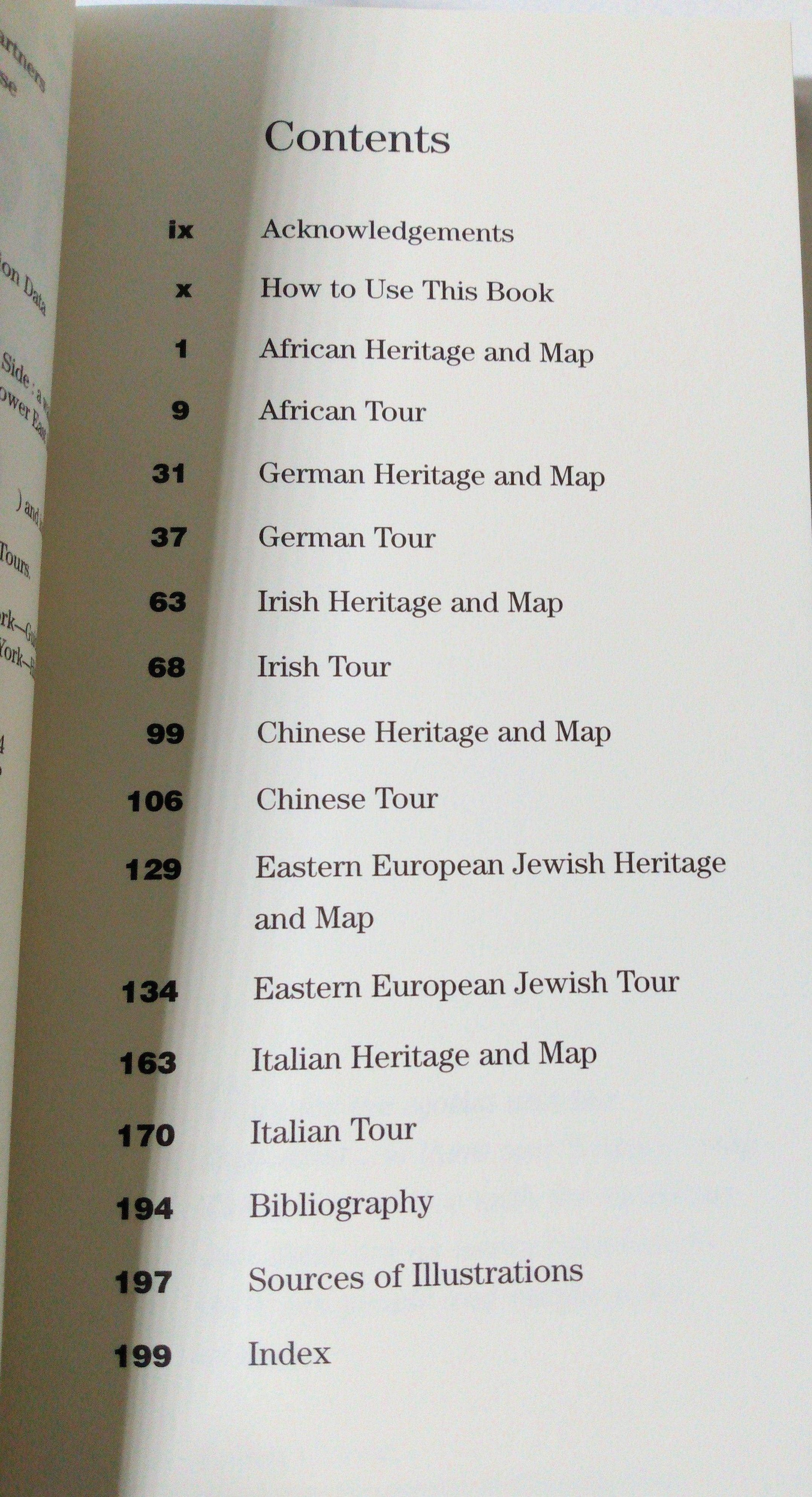 Six Heritage Tours Of The Lower East Side: A Walking Guide 1997 - TulipStuff