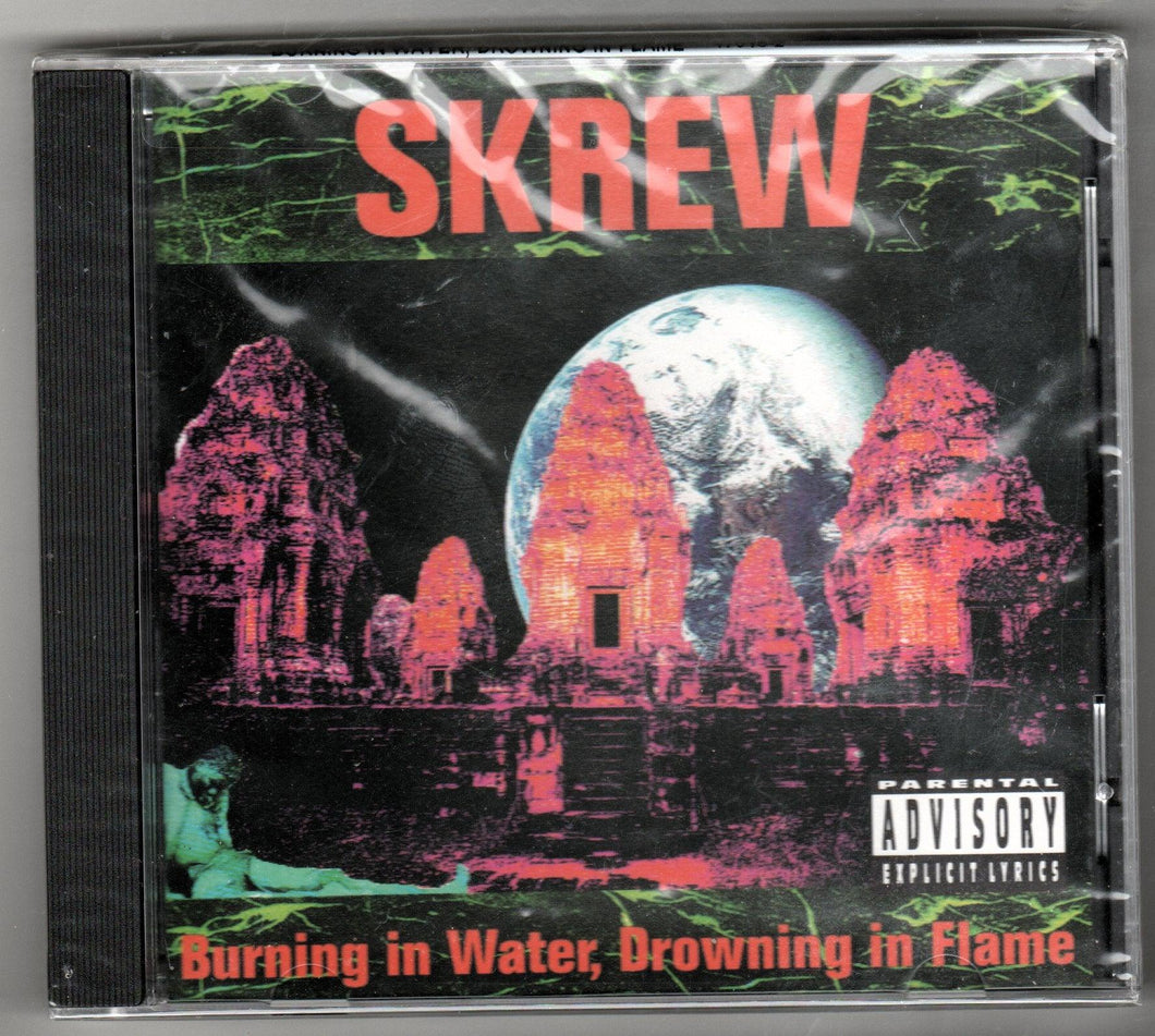 Skrew Burning In Water Drowning In Flame Industrial Metal CD 1992 - TulipStuff