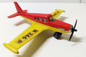 Lesney Matchbox Sky Busters SB19 Piper Comanche Airplane 1976 - TulipStuff