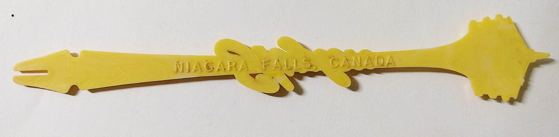 Skylon Tower Revolving Restaurant  Niagara Falls Canada Garnsh Pick 1960's - TulipStuff