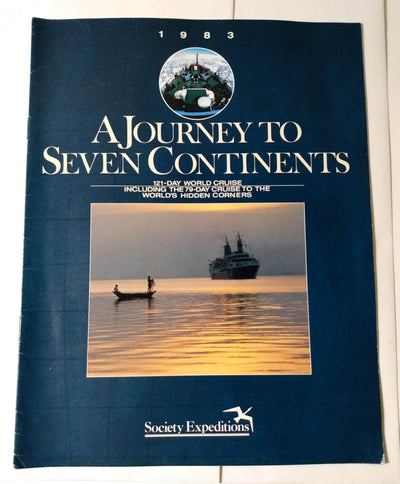 Society Expeditions ms World Discoverer 1983 World Cruise Brochure - TulipStuff
