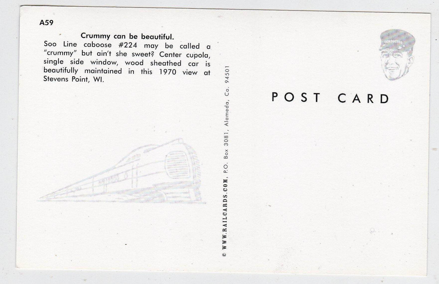Soo Line Caboose At Stevens Point Wisconsin 1970 - TulipStuff