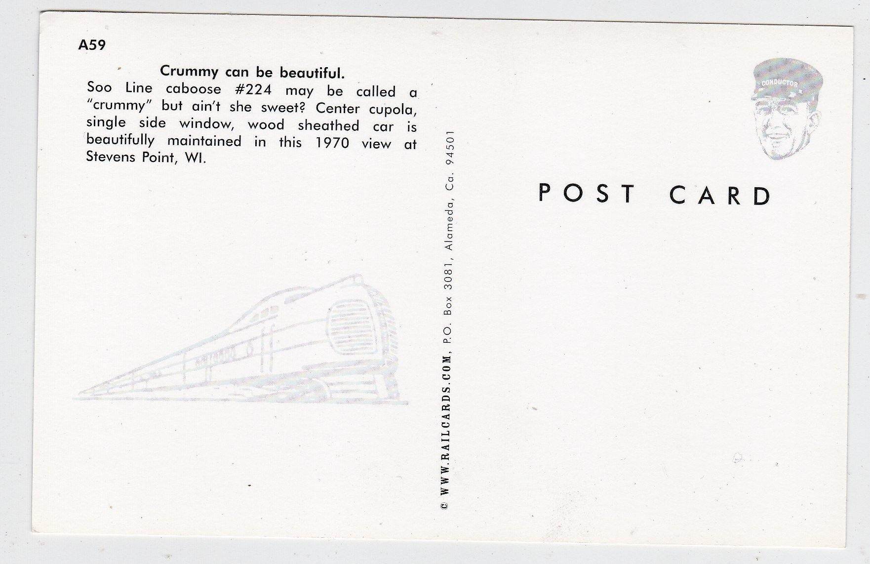 Soo Line Caboose At Stevens Point Wisconsin 1970 - TulipStuff
