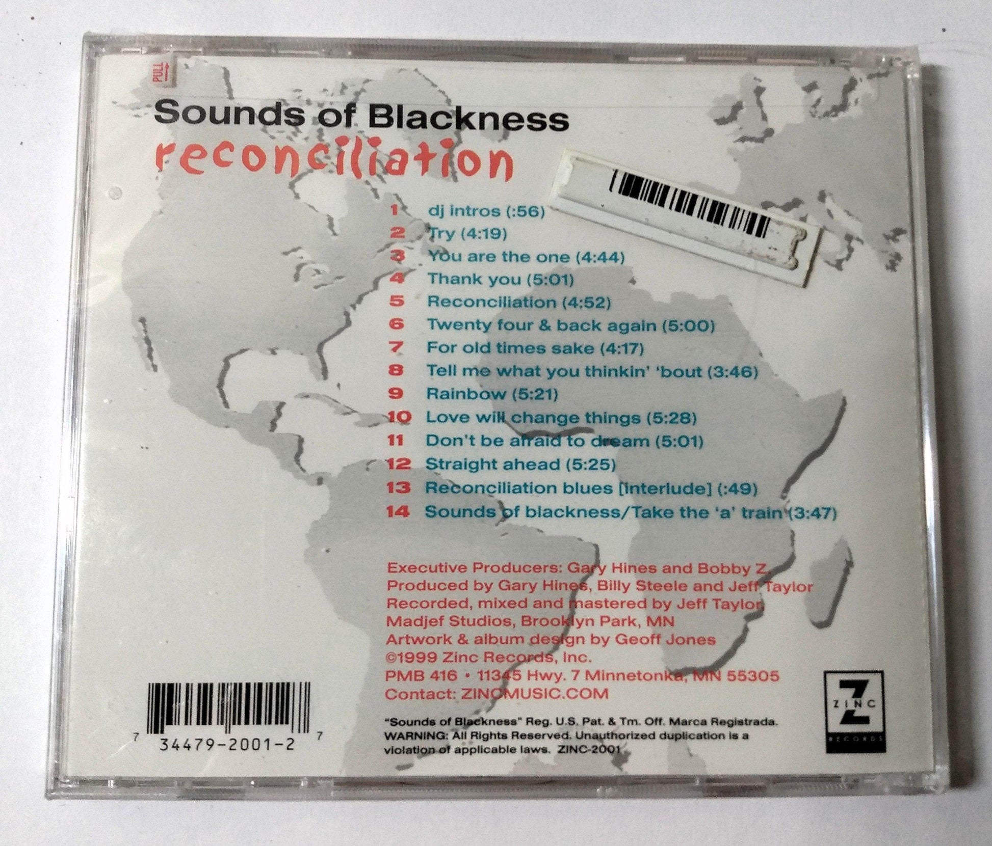 Sounds Of Blackness Reconciliation Gospel Soul Album CD 1999 - TulipStuff