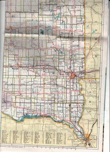 South Dakota 1974 Official State Highway Map TulipStuff