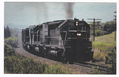 Southern Pacific EMD SD45 Diesel Locomotive Klamath Falls OR 1979 - TulipStuff