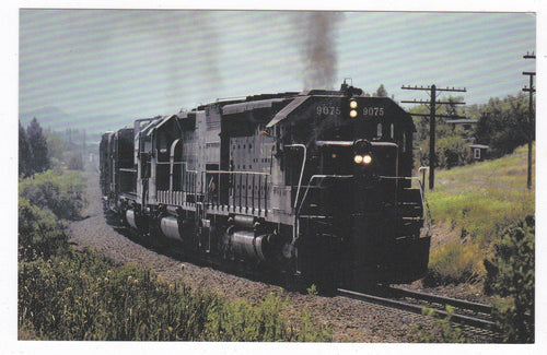 Southern Pacific EMD SD45 Diesel Locomotive Klamath Falls OR 1979 - TulipStuff