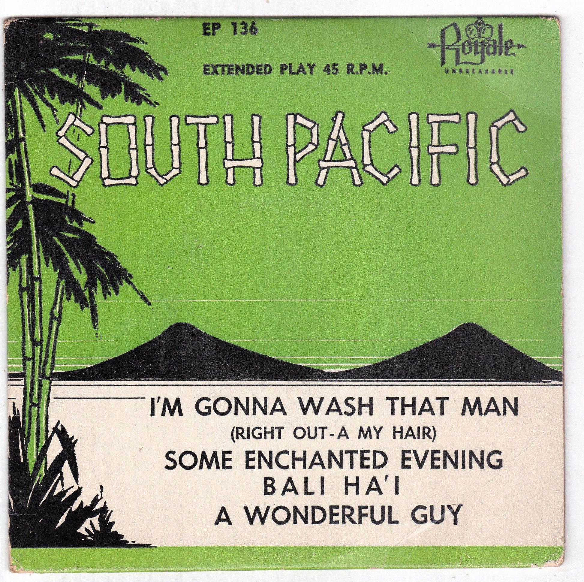 South Pacific Paul Paine And His Society Orchestra 7" Vinyl EP 1951 - TulipStuff