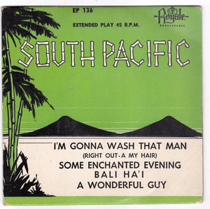 South Pacific Paul Paine And His Society Orchestra 7" Vinyl EP 1951 - TulipStuff