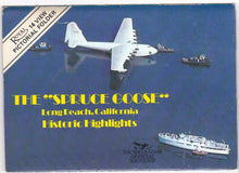 Load image into Gallery viewer, Spruce Goose Hughes Flying Boat Long Beach CA 14 View Pictorial Folder - TulipStuff
