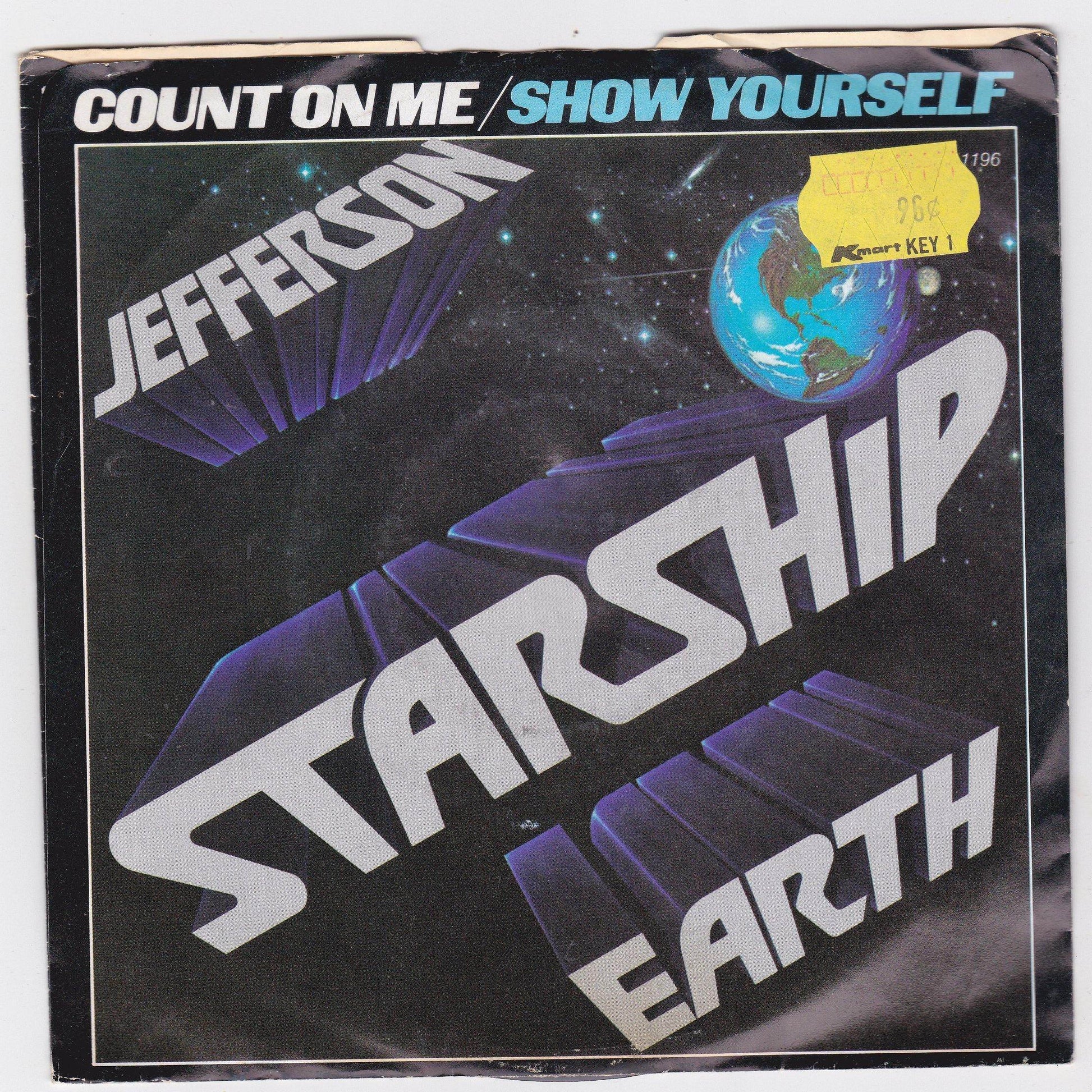Jefferson Starship Count On Me / Show Yourself 7" Vinyl Single 1978 - TulipStuff