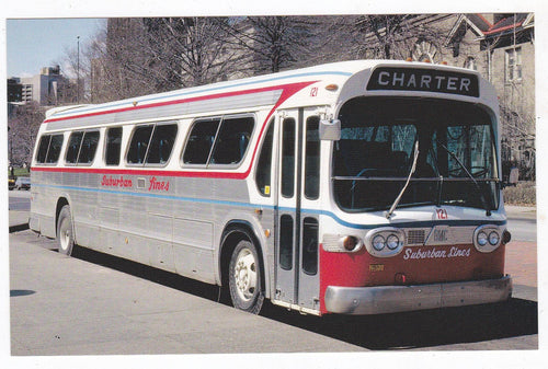 Suburban Lines GM SDH 5302 Bus Oakland Pennsylvania 1980 - TulipStuff