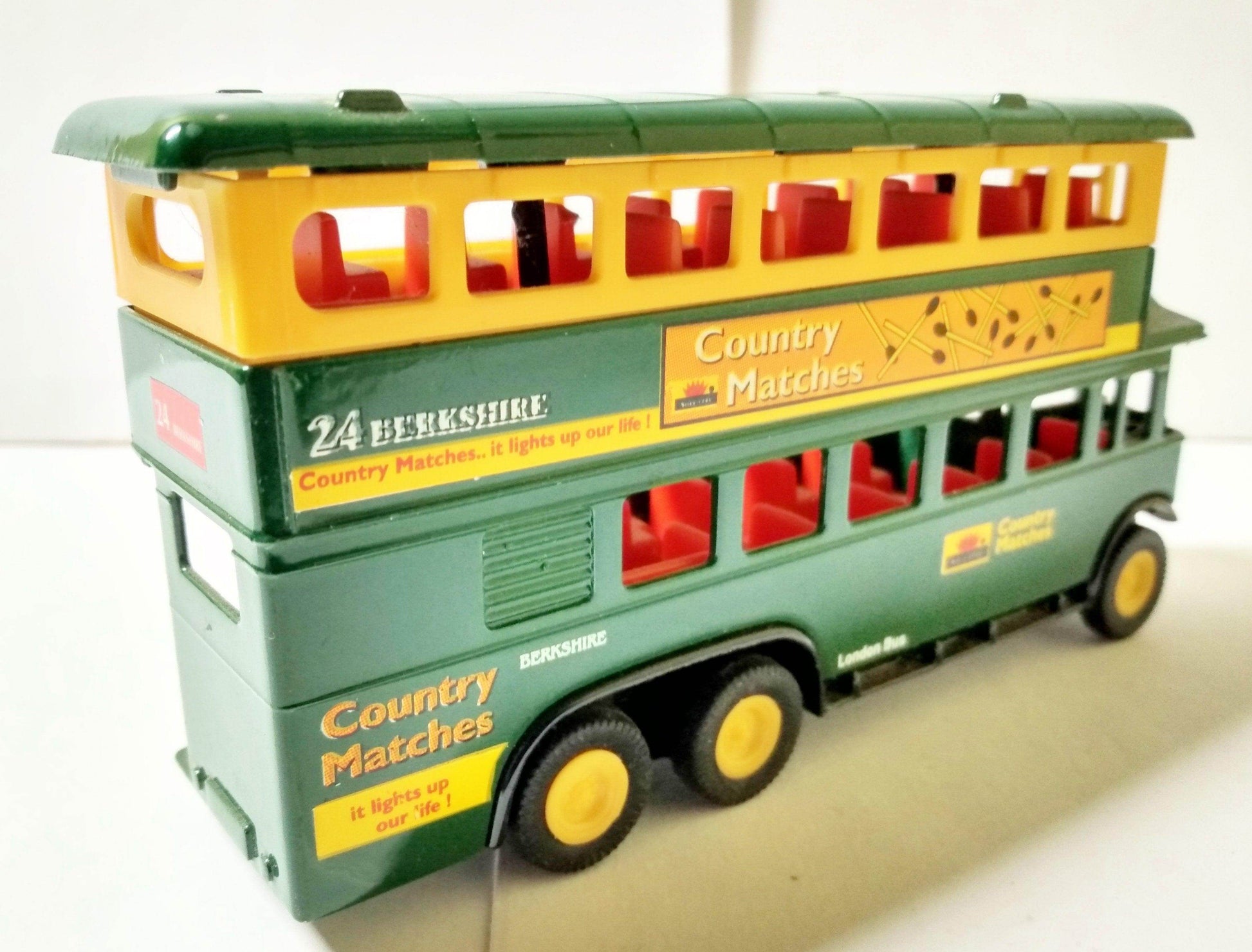 Sunnyside SS5854 London Doubledeck Bus Country Matches 1984 - TulipStuff