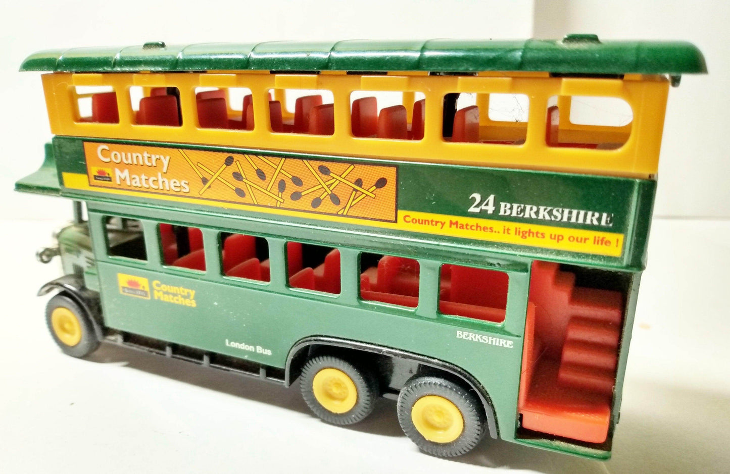 Sunnyside SS5854 London Doubledeck Bus Country Matches 1984 - TulipStuff