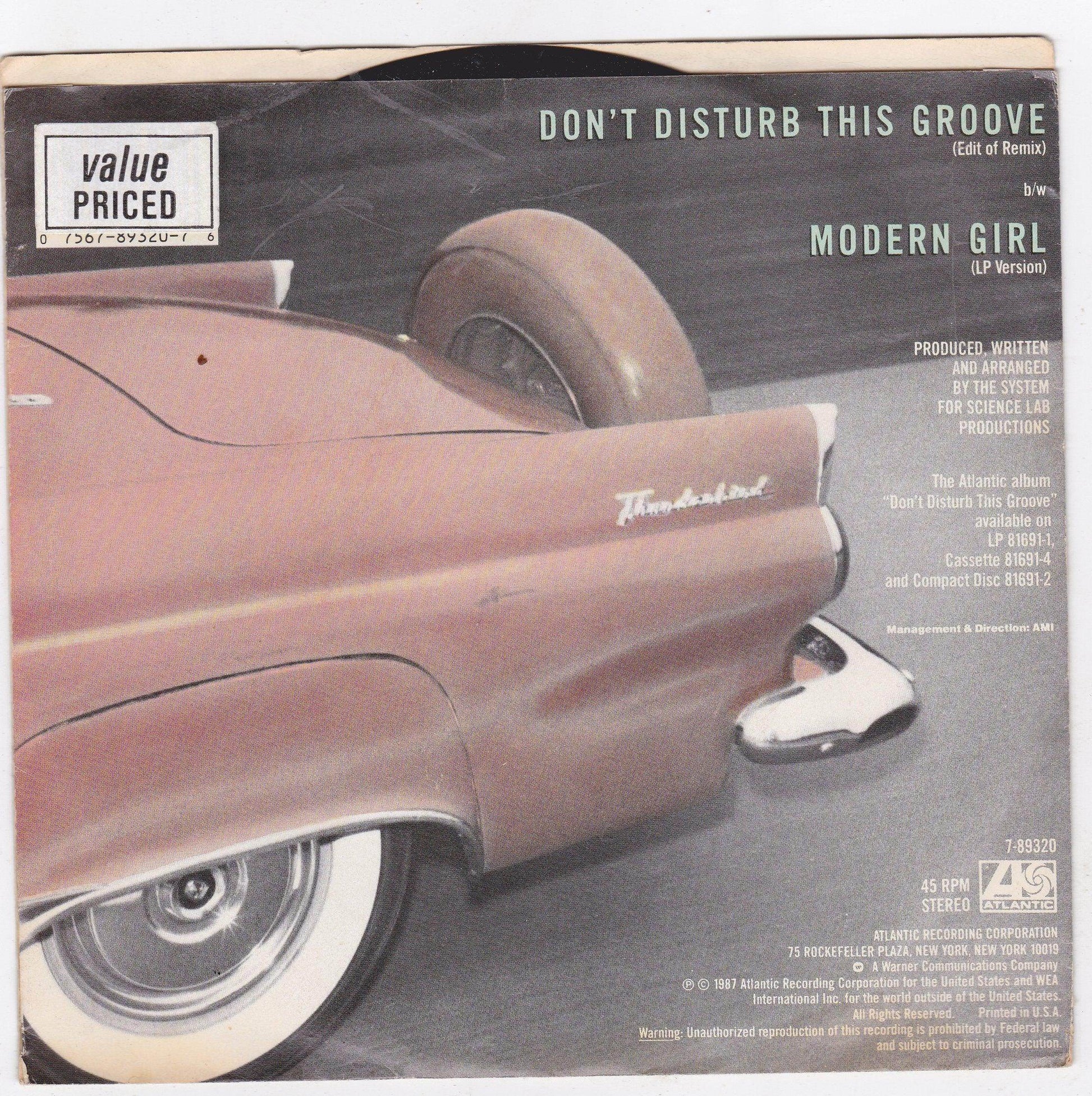 The System Don't Disturb This Groove 7" 45rpm Vinyl Record Soul 1987 - TulipStuff