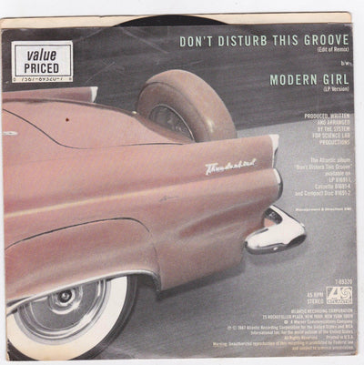 The System Don't Disturb This Groove 7" 45rpm Vinyl Record Soul 1987 - TulipStuff