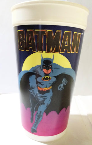 Taco Bell Batman Batwing 32 Oz Promo Plastic Cup 1989 - TulipStuff