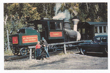 Load image into Gallery viewer, Mount Washington Cog Railway Summer Excursion Train Postcard - TulipStuff
