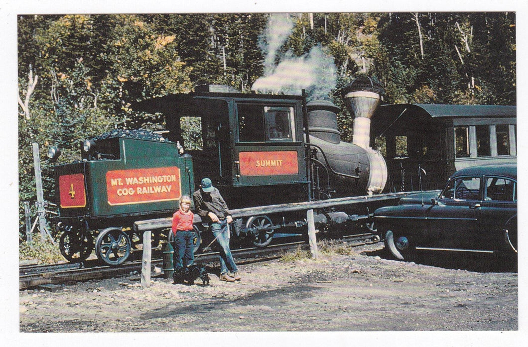 Mount Washington Cog Railway Summer Excursion Train Postcard - TulipStuff