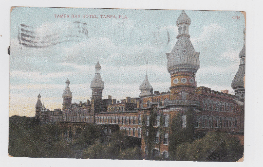 Tampa Bay Hotel Tampa Florida Antique Postcard 1908 - TulipStuff