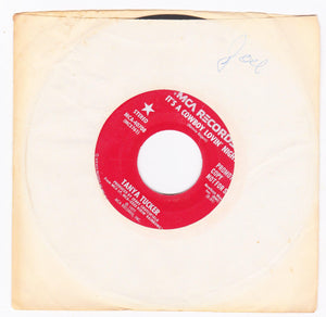 Tanya Tucker It's A Cowboy Lovin' Night 7" Vinyl Record Promo 1977 - TulipStuff