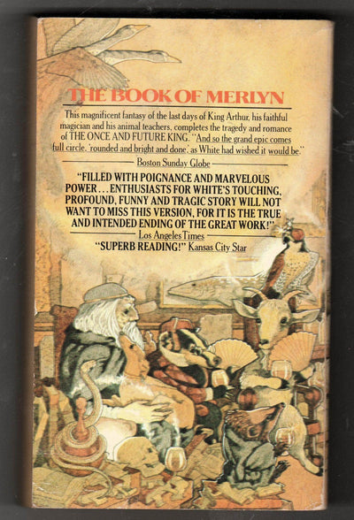 The Book of Merlyn T.H. White Fantasy Berkley Paperback 1977 - TulipStuff