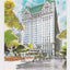 The Plaza Hotel Artistic Street Scene 1950's New York City Postcard - TulipStuff