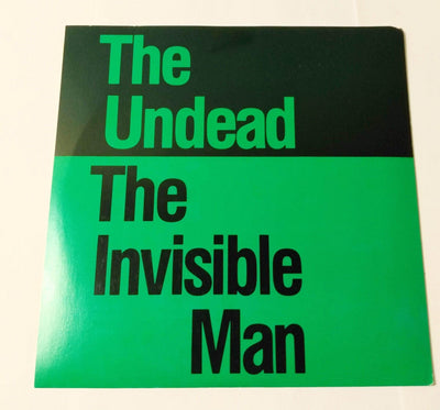 The Undead The Invisible Man / Elected 7" Clear Vinyl Skreamin' Skull 1992 - TulipStuff