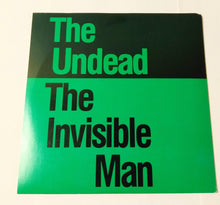 Load image into Gallery viewer, The Undead The Invisible Man / Elected 7&quot; Clear Vinyl Skreamin&#39; Skull 1992 - TulipStuff
