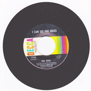 The Who I Can See For Miles 7" Vinyl Single Decca 1967 - TulipStuff