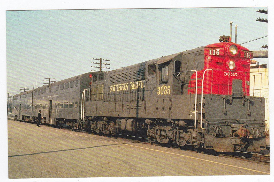 Southern Pacific Commuter Train Fairbanks-Morse H24-66 Locomotive - TulipStuff